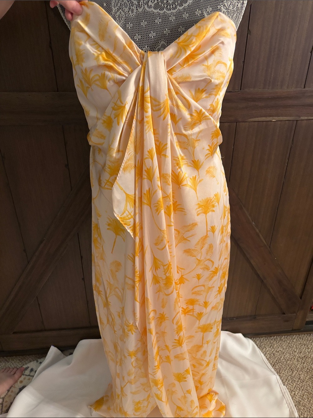 Significant Other Strapless Maxi Dress